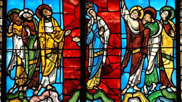 Vitrail, cathédrale du Mans