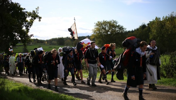 Route Paray-le-Monial 2019. Guides et Scouts d'Europe.