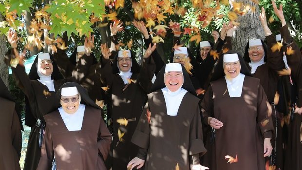 Les soeurs du carmel du Très-Sacré-Cœur de Los Angeles.