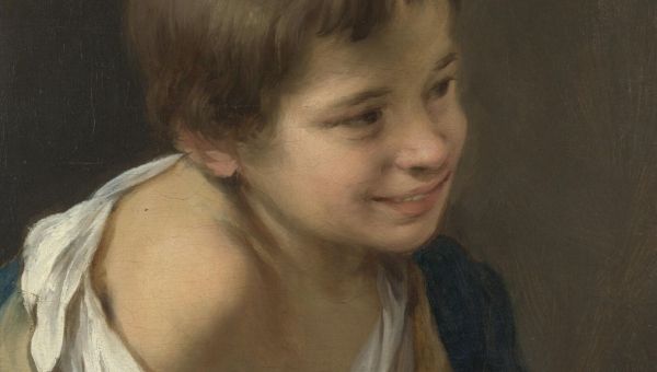 Petit paysan au balcon