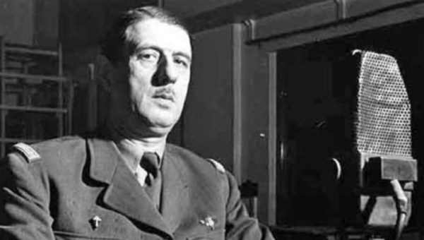 CHARLES DE GAULLE MICRO BBC