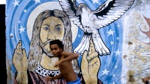 Un enfant de la favela de Pirambu