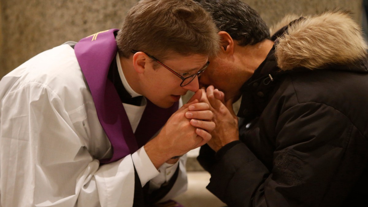 PRIEST, CONFESSION, MAN
