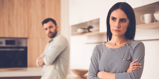 couple, arguing,