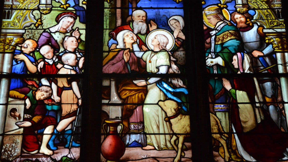 VITRAIL SAINTE GENEVIEVE