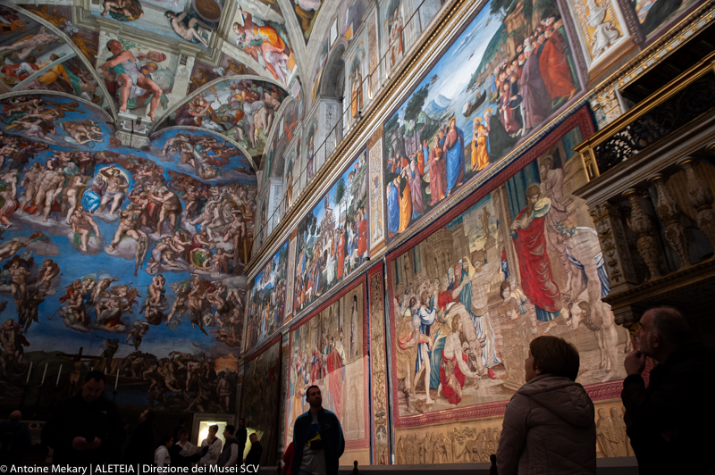 En images : des tapisseries de Raphaël subliment la chapelle Sixtine