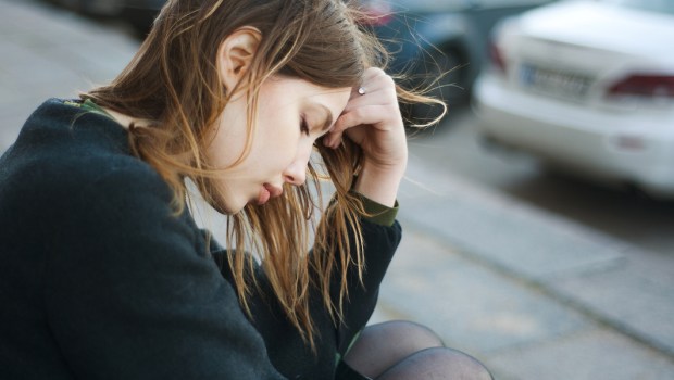 SAD WOMAN, YOUNG WOMAN,