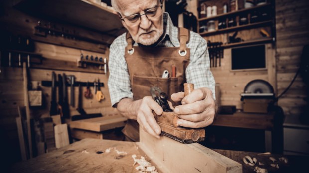 OLD CARPENTER, WOOD,