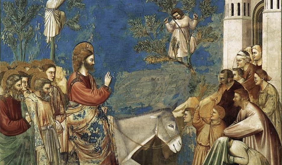 Les images dans le christianisme - Page 2 Giotto_di_bondone_-_no._26_scenes_from_the_life_of_christ_-_10._entry_into_jerusalem_-_wga09206-1