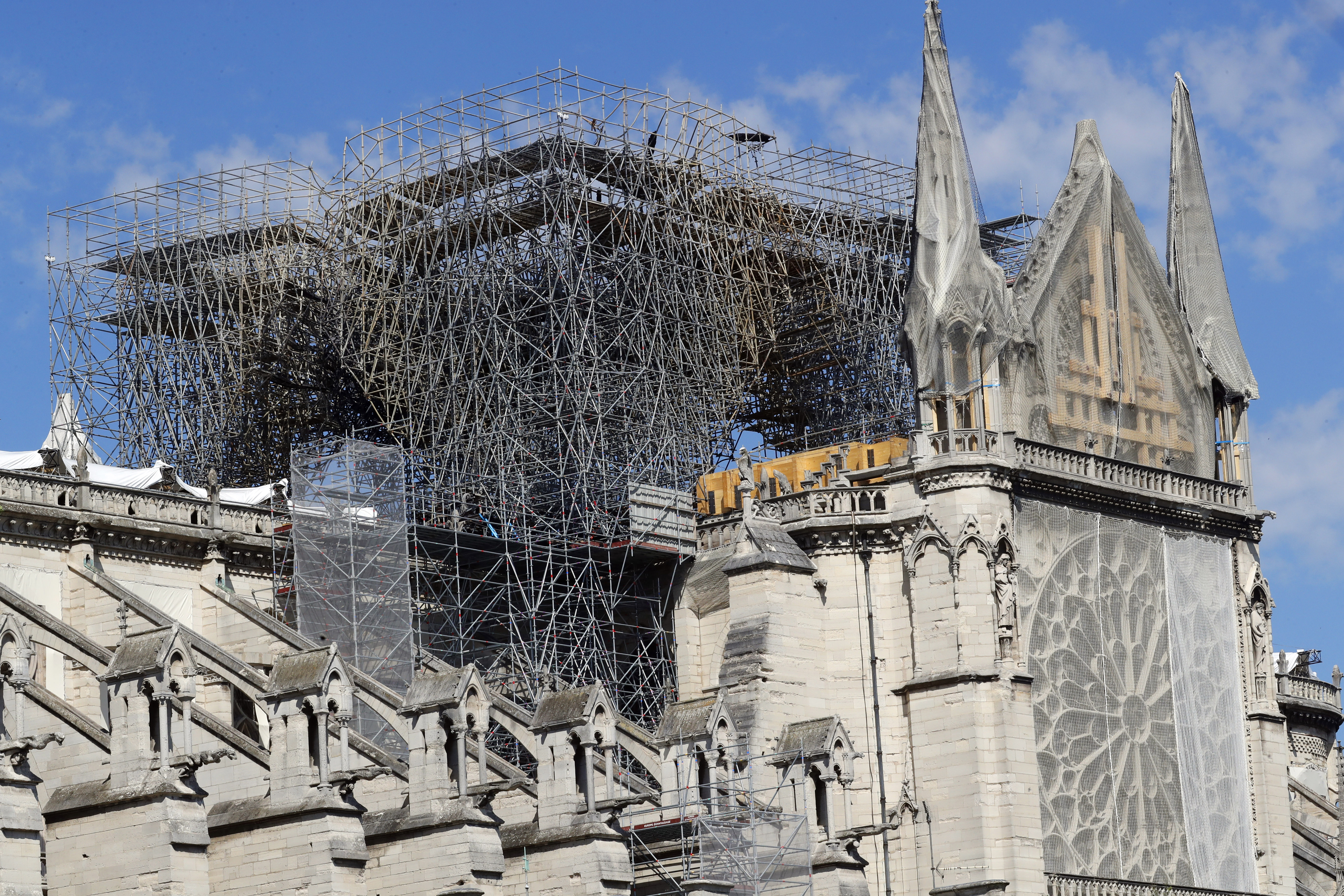 chantier de Notre Dame de Paris