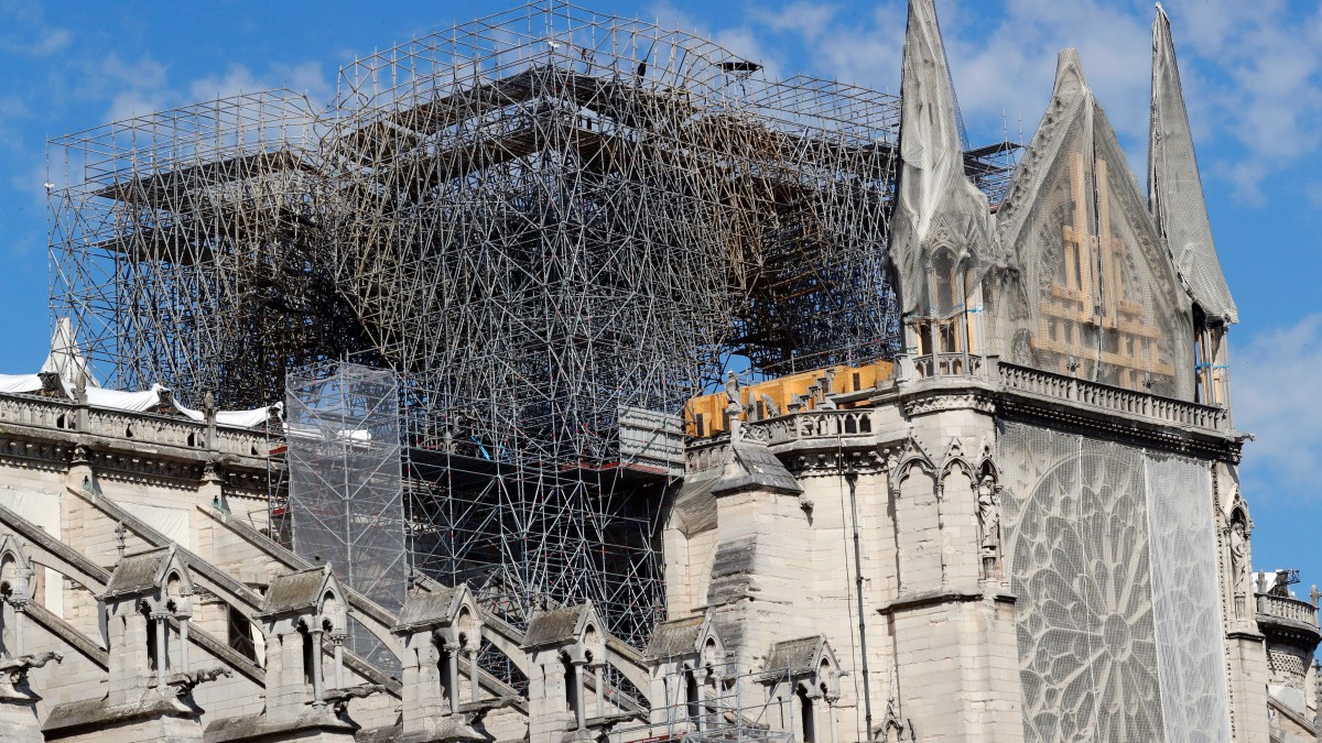 chantier de Notre Dame de Paris
