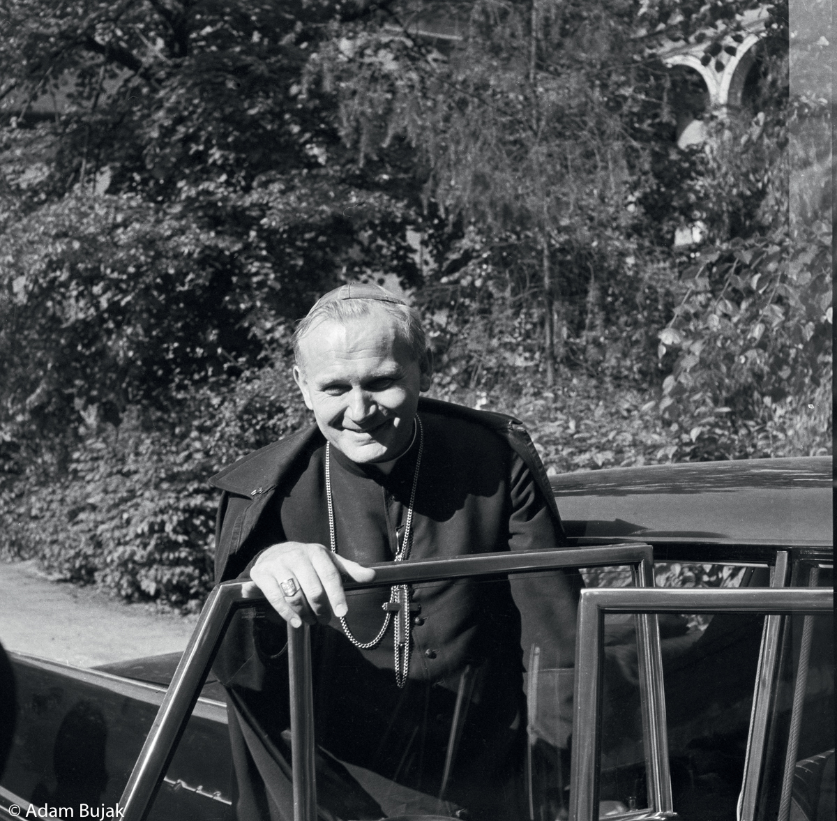 ARCHBISHOP KAROL WOJTYLA AFTER RECEIVING INFORMATION ABOUT HIS NOMINATION FO CARDINAL, CRACOW, JUNE 1967