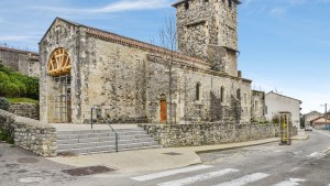 Eglise Saint Etienne, Mélas du Teil (Rhône).