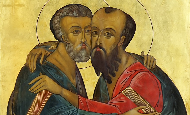 Icône de saint Pierre et saint Paul