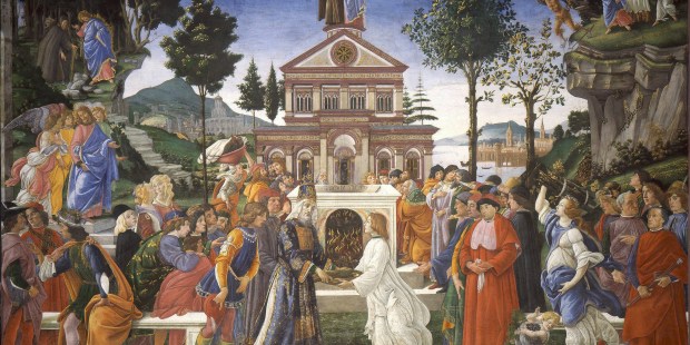 La Tentation Du Christ La Fresque Meconnue De Botticelli Dans La Chapelle Sixtine