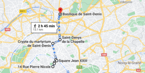 Une balade à Paris sur les traces de saint Denis