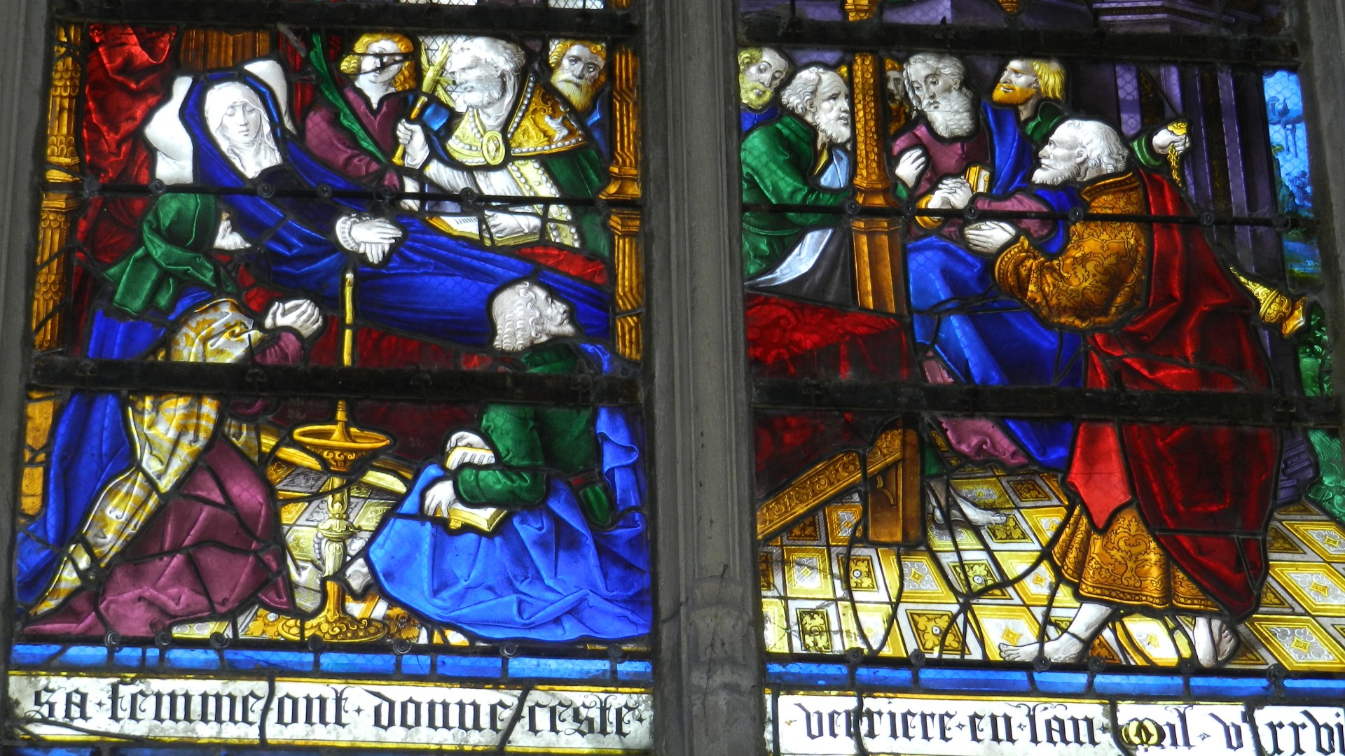 Glorification de la Vierge, église Notre-Dame-en-Vaux (Châlons-en-Champagne), Mathieu Bléville, 1526