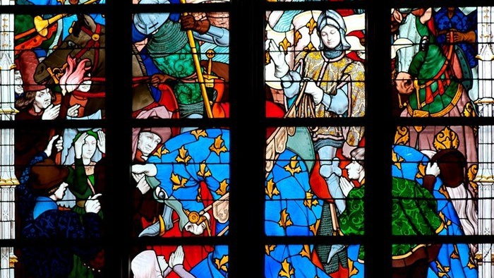 Jeanne d’Arc, cathédrale Sainte-Croix (Orléans), 1894