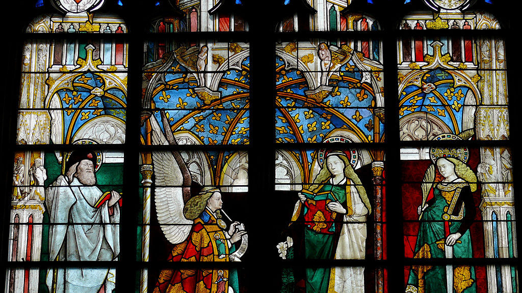 L’ Annonciation, cathédrale Notre-Dame (Bourges), 1451