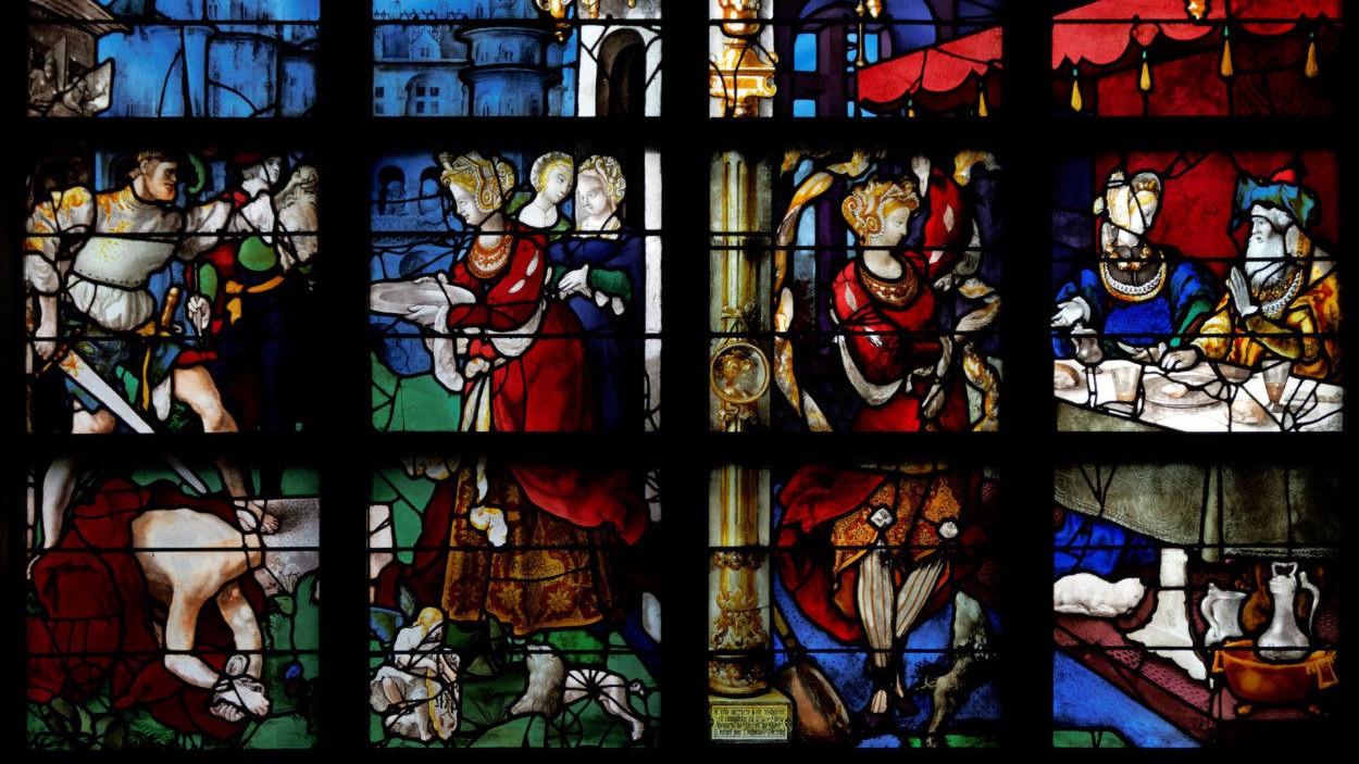 Vie de saint Jean-Baptiste, église Sainte-Jeanne-d’Arc (Rouen), vers 1525