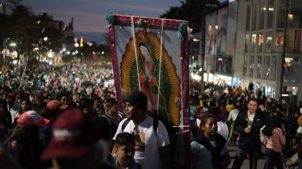 Pélerinage de la Vierge de Guadalupe au Mexique
