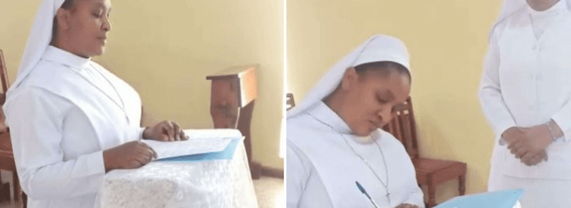 Freira renova votos religiosos de manhã e morre à noite