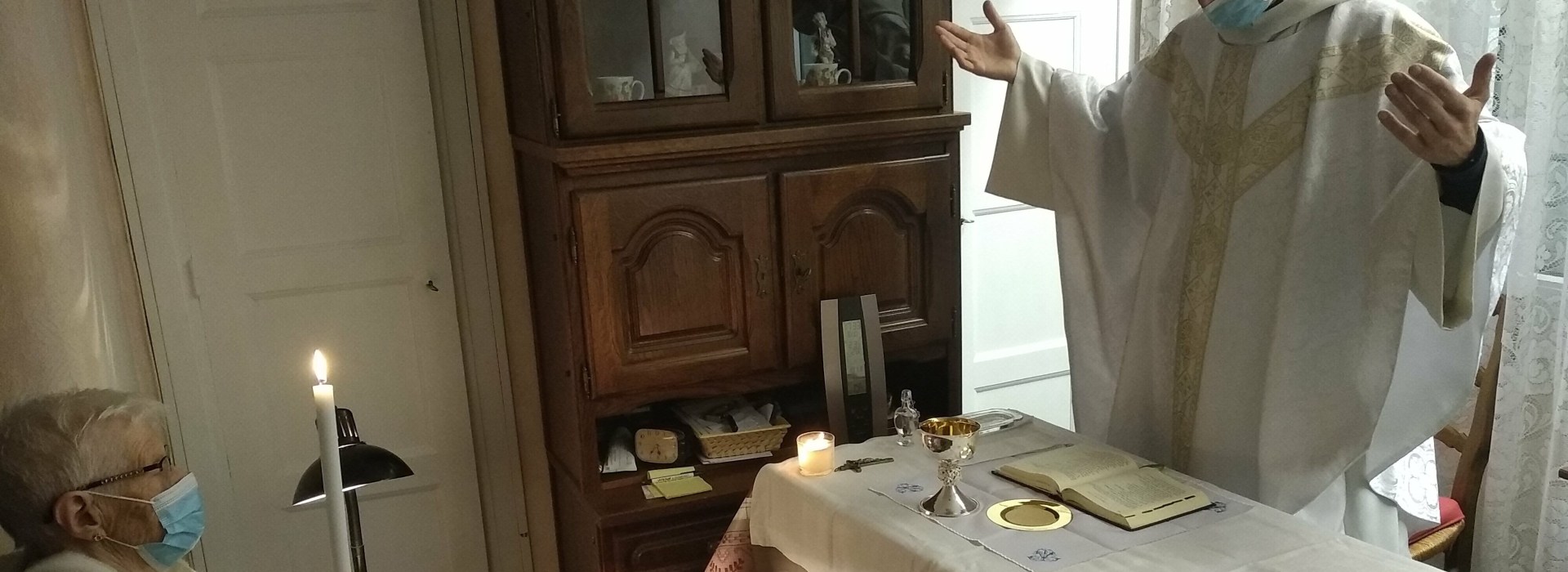 Baptême à domicile chez Antoinette Faure