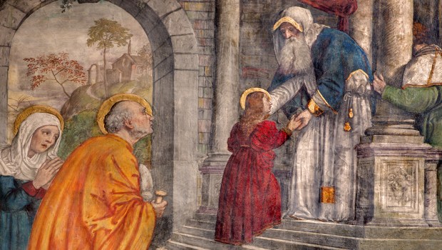 OFIAROWANIE MARYI W ŚWIĄTYNI