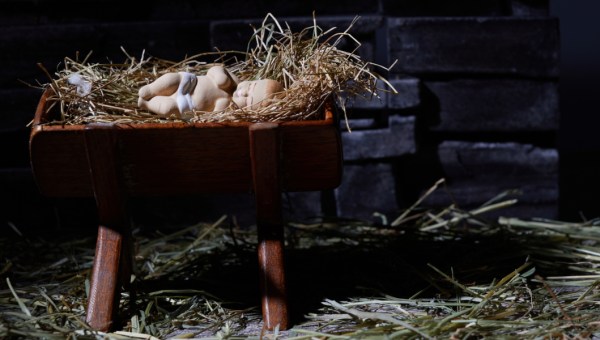 Jésus dans une mangeoire