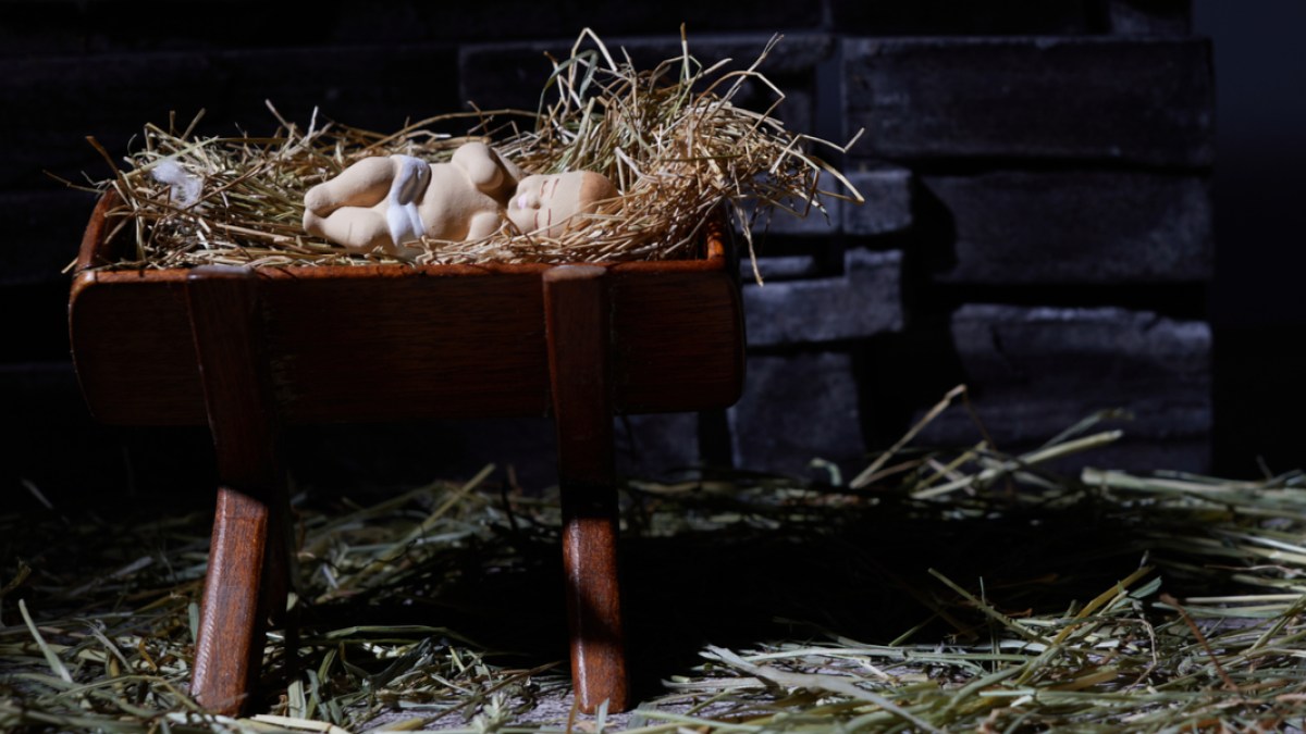 Jésus dans une mangeoire