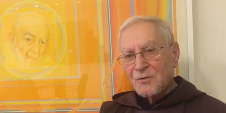 Le dernier compagnon de Padre Pio, père Marciano Morra (91 ans), est décédé le 17 janvier 2021 (Vidéo - 2 min) Pere-Marciano-Morra