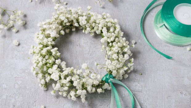 first communion wreath, step by step, tutorial