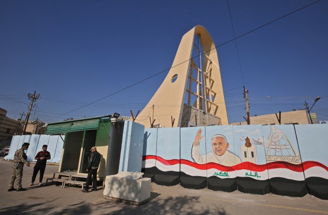 Les cinq choses à savoir sur le voyage du pape François en Irak Cathedrale_syriaque_catholique_Notre-Dame-de-lu2019Intercession_de_Bagdad_