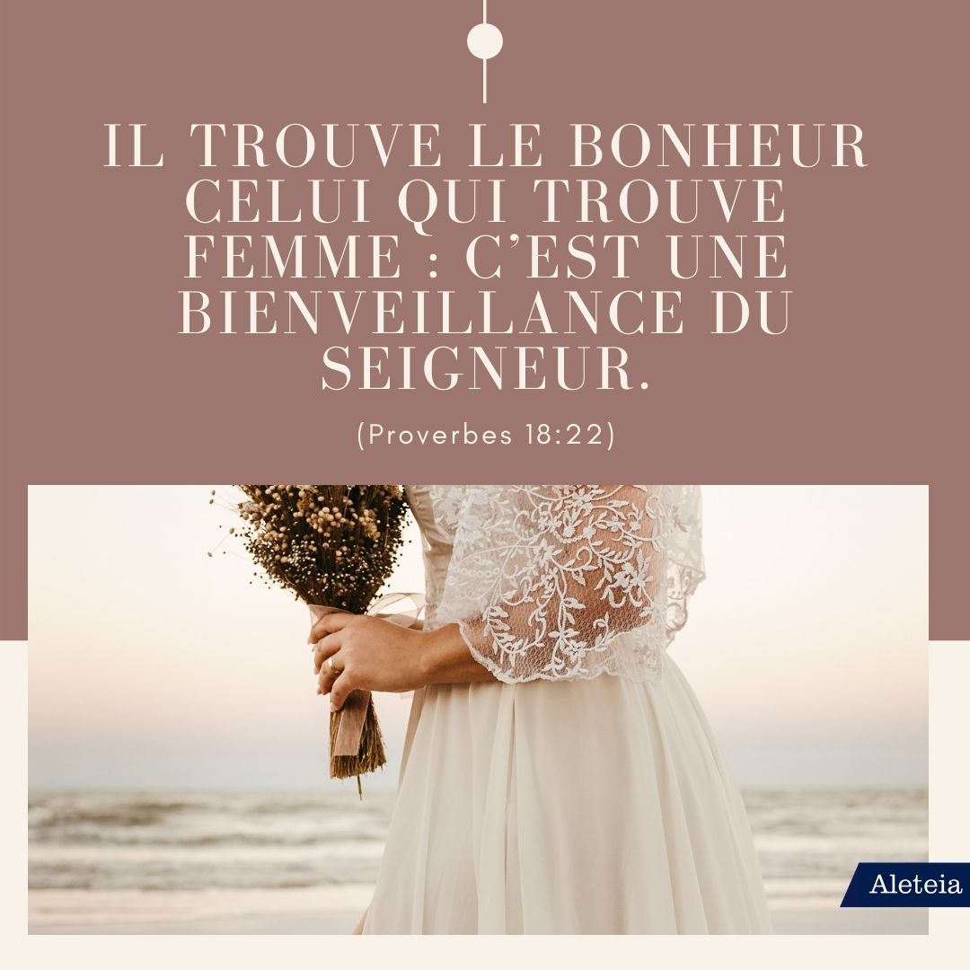 Les versets bibliques pour inspirer votre mariage