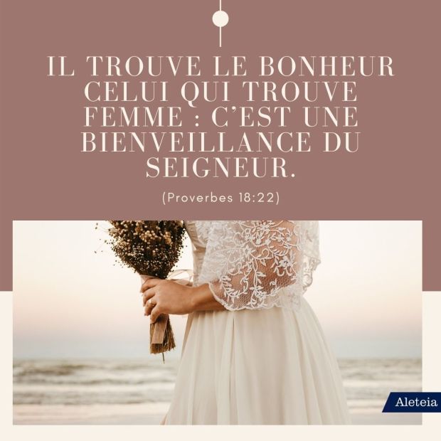 Les versets bibliques pour inspirer votre mariage