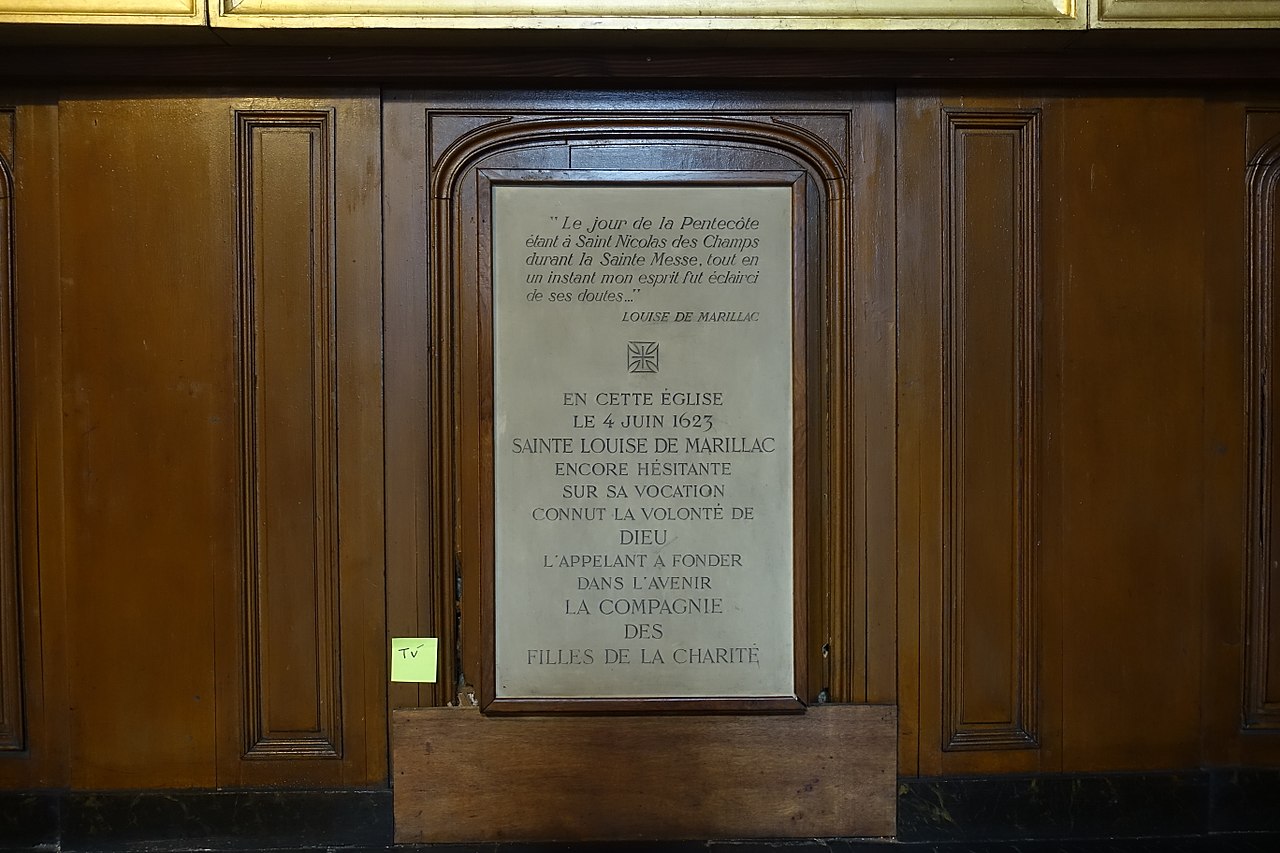 plaque louise de marillac