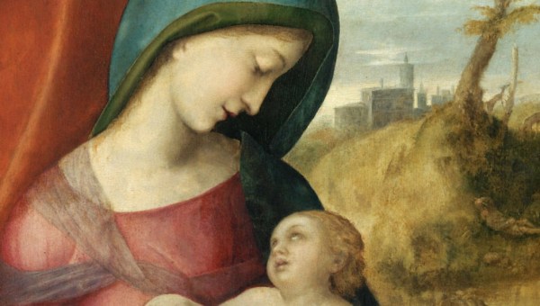 VIRGIN MARY AND CHILD BY CORREGGIO