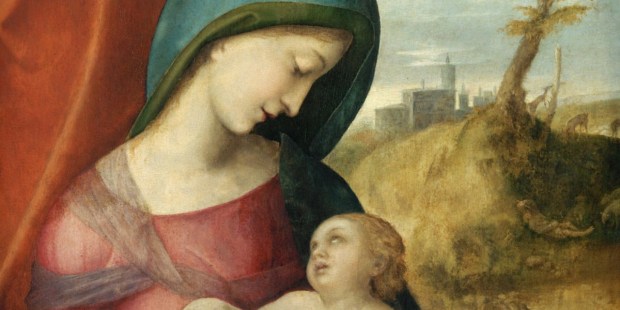 VIRGIN MARY AND CHILD BY CORREGGIO