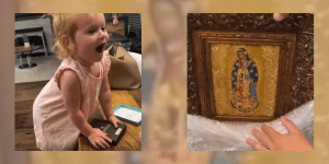 Pia, 2 ans, plus jeune « fan » de la Vierge de Guadalupe ?