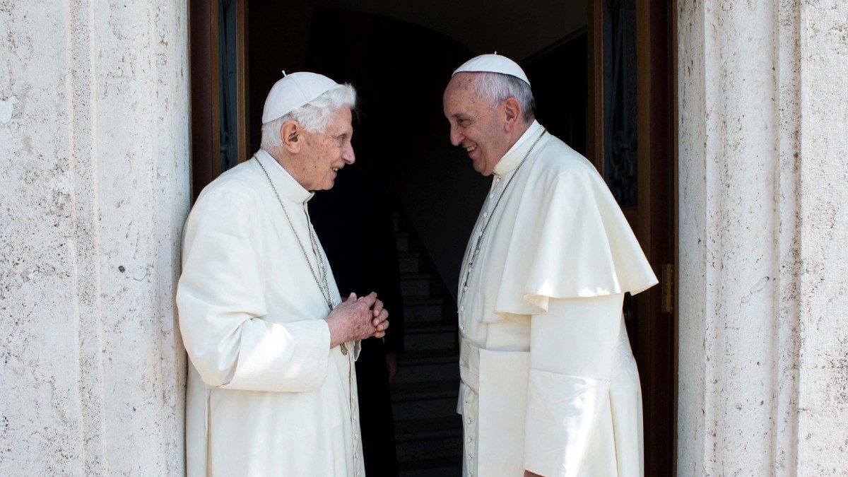 BENOIT XVI PAPE FRANCOIS AFP