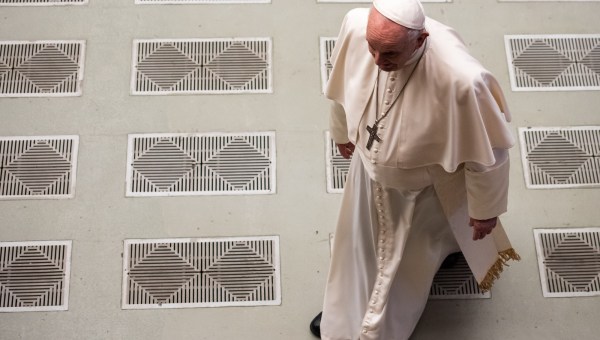 Pope Francis Walking