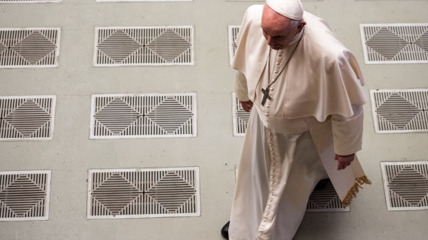 Pope Francis Walking