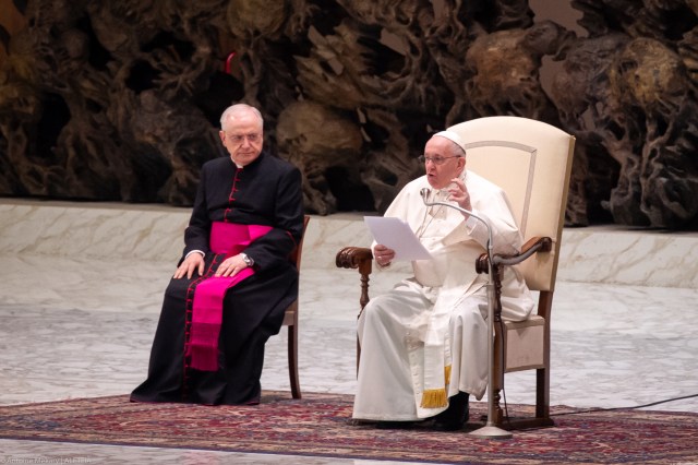 « Les saints ne font pas de miracles » rappelle le pape François à l’audience POPE-AUDIENCE-JAN-26-2022-Antoine-Mekary-ALETEIA-AM_7315