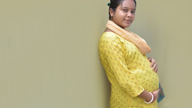 PREGNANT INDIAN WOMAN