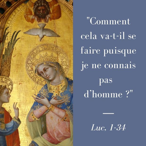 Les sept paroles de la Vierge dans la Bible