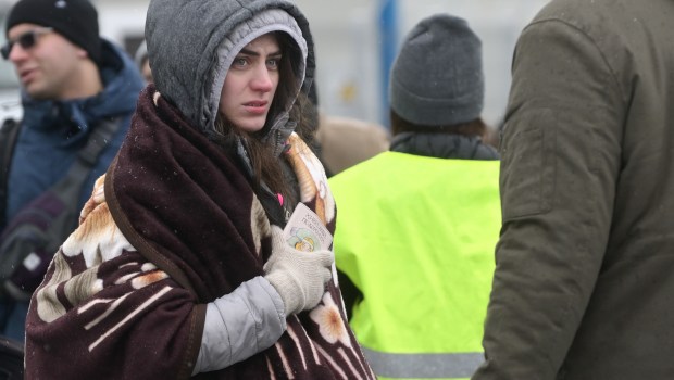 RAGAZZA, UCRAINA, PROFUGA