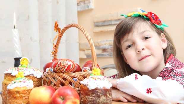 easter Ukrainian girl orthodox