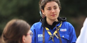 Émilie, future baptisée, a découvert Dieu grâce au scoutisme