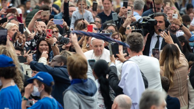 POPE FRANCIS AUDIENCE VATICAN