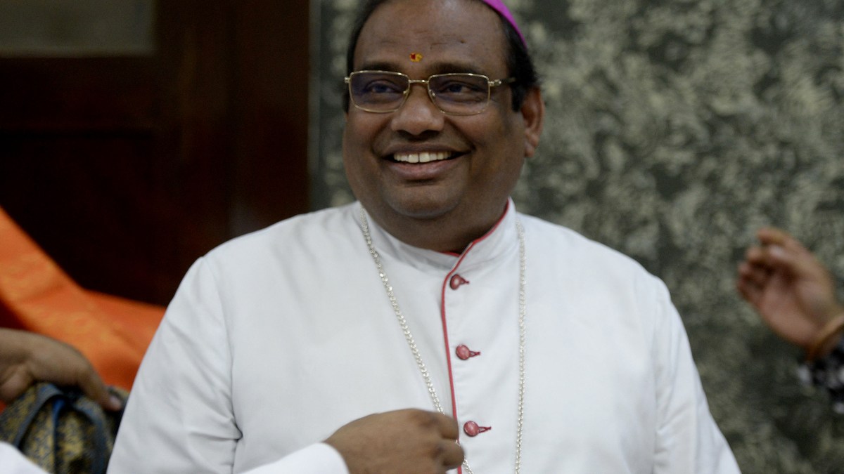 Le cardinal indien Anthony Poola